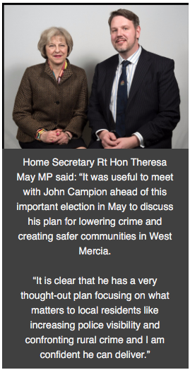 Home Secretary meets John Campion